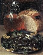 FLEGEL, Georg Still-life with Fish dfgw oil